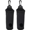 BESTOYARD 2 Pezzi Borsa Porta Palline da Golf in Neoprene Clip Leggera e Riutilizzabile, Custodia Portatile Nera per Pratica e Competizioni Sportive