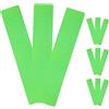 SHERCHPRY 12 Pezzi Land Markers Rettangolari Piatti in PVC Verde Marcatori per Campo e Linee del Campo Anti-Spostamento e Anti-arricciamento per Atletica e Tennis Marcatura Esterna