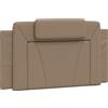 vidaXL Cuscino per testiera cappuccino-marrone 100 cm in Pelle finta
