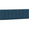 vidaXL Cuscino per testiera "Hanko" blu 160 cm in velluto