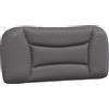 vidaXL Cuscino per testiera grigio 90 cm in Pelle finta