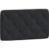 vidaXL Cuscino per testiera nero 90 cm in velluto