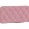 vidaXL Cuscino per testiera rosa 100 cm in velluto