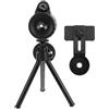 BETOOKY Telescopio Monoculare 40x60mm, Cannocchiale Monoculare Pratico, Abs e Vetro, Nero, per Concerti