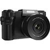 CCZRD Fotocamera digitale for la fotografia Messa a fuoco automatica 4K Vlog Camcorder Screen Webcam Videocamera Cattura Facilmente Momenti Meravigliosi(With 32G,Only Camera)