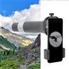 Phefop Telescopio Astronomico per Binocoli e Telescopi, Adattatore di Montaggio per Supporto Telefono Regolabile da 5-9 Cm per Monocoli, Microscopio Astronomico per Microscopio Digiscoping
