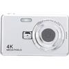 Naroote Fotocamera Compatta, Fotocamera Digitale da 2,4 Pollici Zoom 16x Ad Alta Risoluzione con Microfono per i Viaggi (Nessuna scheda di memoria)