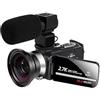 CCZRD Videocamera For Esterni For Visione Notturna Digitale WIFI 2.7K For Registratore Vlog For Foto Webcam Portatile A Infrarossi For Blogger Cattura Facilmente Momenti Meravigliosi(32G SD Card,Set 4)