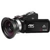 CCZRD Videocamera Digitale 4K UHD For Vlog 18X WIFI For Streaming Live HDMI Ruota Registratore LCD Touch Screen 48MP Cattura Facilmente Momenti Meravigliosi(No SD Card,With Lens)