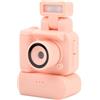 Fabater Mini Videocamera Portachiavi, Videocamera Digitale HD 1080P con Schermo a Colori da 1,44 Pollici e Flash, Piccola DVR da 480 MAh per Interni Ed Esterni (PINK)