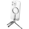 Generic Supporto per telefono in alluminio pieghevole multiplo treppiede funzionale con supporto a scarpa fredda Base antiscivolo per telefoni 12 16 Treppiedi per telefono in alluminio con scarpa fredda