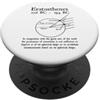 MathWare Nerd Vintage Eratostene Rotondo Earther Bellezza Matematica Insegnante PopSockets PopGrip Adesivo