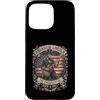 Patriot Rock Music History Apparel Co. Custodia per iPhone 15 Pro Max Abraham Lincoln - Chitarra rock, emancipatore con bandiera americana