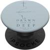 Grace And Glory Studio Salmo cristiano minimo di pesca 18 16 Messaggio di fede PopSockets PopGrip Adesivo