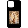 Catholic Core Catholiccore Aesthetic Got Custodia per iPhone 12 mini Giraffe Coquette Cristiano Religioso Floreale Stained Glass