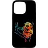 ROOTED WILD SOUL painted rainbow animal Custodia per iPhone 15 Pro Max Simpatico disegno colorato di scimmia Silouhette di scimmia