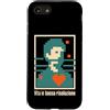Dim's Designs Italy Custodia per iPhone SE (2020) / 7/8 Vita in Bassa Risoluzione - Nostalgia Digitale Italiana
