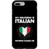 Italy Heart Flag Vintage Designs Custodia per iPhone 7 Plus/8 Plus La mia ragazza è italiana niente mi spaventa - Italia Cuore