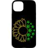 4\20 Weed 4-20 Cannabis 420 Shopp Custodia per iPhone 15 Plus Girasole Cannabis Flower Weed Leaf Funny 420 Cute Marijuana