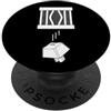 Grandio Design Geeky Computer & IT Novel Fuga chiave ESC computer dal supporto tecnico della prigione di codice binario PopSockets PopGrip Adesivo