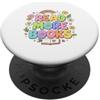 Literary Whimsy Designs Read More Libri Whimsical Pastel Reader Design PopSockets PopGrip Adesivo