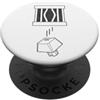 Grandio Design Geeky Computer & IT Novel Fuga chiave ESC computer dal supporto tecnico della prigione di codice binario PopSockets PopGrip Adesivo