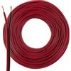 SeKi Cavo per altoparlante, 2 x 0,50 mm2, 50 m, rosso/nero, CCA