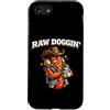 Funny Hot Dog Dog In Me Grill Party Good Custodia per iPhone SE (2020) / 7/8 Raw Dogin Vintage Hot Dog Maestro della Griglia Regalo