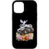 Catholic Core Catholiccore Aesthetic Got Custodia per iPhone 12/12 Pro Monster Truck Coquette Cristiano Religioso Rosario Cuore Rosa