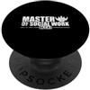 profession academic degree university ca Maestro del lavoro sociale Politica sociale PopSockets PopGrip Adesivo