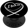 SELF CARE AND LOVE INSPIRATIONAL COLLECT MI AMO Fiducia in se stessi Amore di sé PopSockets PopGrip Adesivo