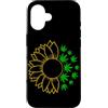 4\20 Weed 4-20 Cannabis 420 Shopp Custodia per iPhone 16 Girasole Cannabis Flower Weed Leaf Funny 420 Cute Marijuana