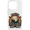 Lakelandwholesale1 Shirt Company Custodia per iPhone 14 Pro Plutone Never Forget 1930 2006 Retro Astronomia Grafica