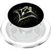 Electric Ocean Ray Co Fauna marina oceanica verde elettrica Manta Ray PopSockets PopGrip per MagSafe