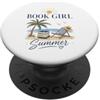 Summer Reader Collection Design per le vacanze al mare per gli amanti dei libri PopSockets PopGrip Adesivo