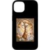 Catholic Core Catholiccore Aesthetic Got Custodia per iPhone 13 Giraffe Coquette Cristiano Religioso Floreale Stained Glass