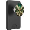 Eternal Phoenix Majestic Phoenix White Bird Celestial Mitico Ali Floreali PopSockets PopWallet per MagSafe