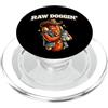 Funny Hot Dog Dog In Me Grill Party Good Raw Dogin Vintage Hot Dog Maestro della Griglia Regalo PopSockets PopGrip per MagSafe