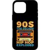 90s Hip Hop Gifts Custodia per iPhone 16 Pro Max Anni '90 Il decennio Hip Hop esploso Anni '90 Hip Hop
