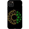 4\20 Weed 4-20 Cannabis 420 Shopp Custodia per iPhone 11 Pro Max Girasole Cannabis Flower Weed Leaf Funny 420 Cute Marijuana