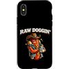 Funny Hot Dog Dog In Me Grill Party Good Custodia per iPhone X/XS Raw Dogin Vintage Hot Dog Maestro della Griglia Regalo