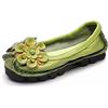 Duberess Mrs Duberess, Mocassini donna Nero Nero 36 2/3, Verde (Green), 38 EU