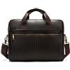 BAIGIO Borsa Messenger Uomo Pelle Vintage, Borsa a Tracolla Borsa Lavoro Porta PC 13,3 Pollici Ventiquattrore Valigetta Cartella per Business Ufficio, Marrone Scuro (Marrone)