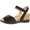 Dansko Stella Multi-Strap Wedge Sandal for Women - Cork/EVA Wedge with Arch Support -Fully Adjustable Straps-Lightweight Rubber Outsole Black 8.5-9 M US