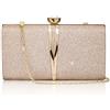 Farcauo Nero Piccole Pochette Donna Elegante Borse Da Sera Donne Piccola Borse Da Sera Scintillanti Borsa Per Matrimonio Party Sposa Moda Pochette e Clutch Strass Clutch