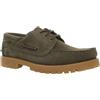 Lumberjack- Newton Boat Shoe Lace up Man in Sage Green Nubuck, 41
