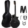 Enya X4 PRO Chitarra 4/4 Elettroacustica Carbonio Nera