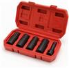 Ronyme 5 Pezzi Chiavi a Bussola Doppia Testa Set per Ruote Auto con Misure 17/19 21/22 3/4 13/16-7/8 Adattatore Metallo Solido Custodia Portatile 22.5x12x6cm
