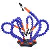 Generic Assistente per Stazione di Saldatura di Terza Mano di Alta qualità per Modifiche Rapide Ai Droni RC, Design a Sei Bracci, Base 130 X 13 Mm