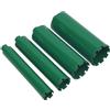 GGTYURTM Corona diamantata per trapano, 4 pezzi, corona diamantata, dentatura turbo | Punta per trapano a umido e a secco, 5,6 cm, 7,6 cm, 10,2 cm, 12 cm, verde, filettatura M22